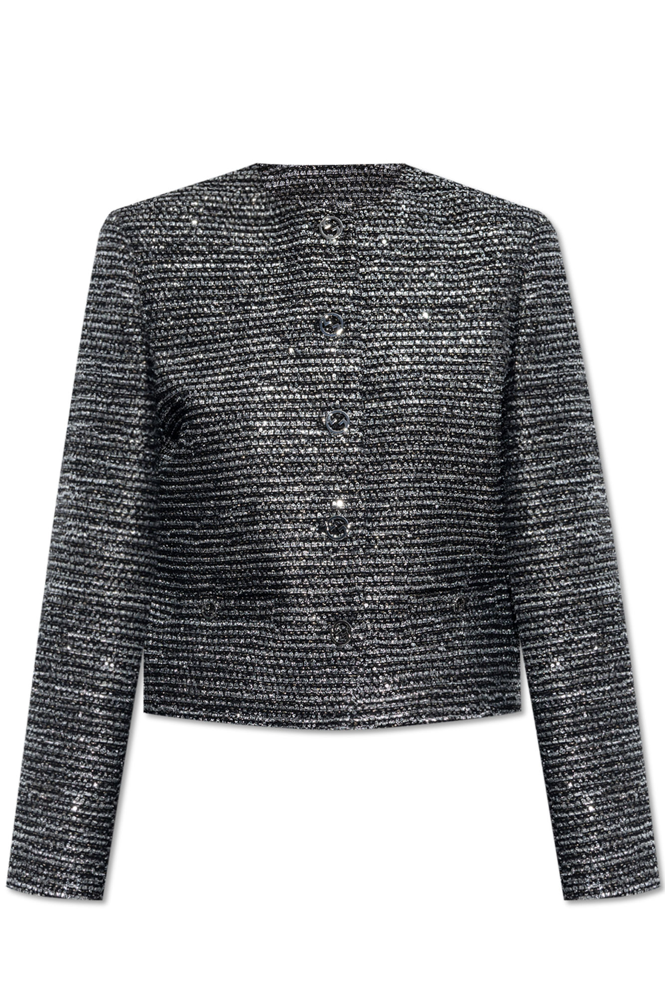 Silver Blazer with logo Gucci - Vitkac AS